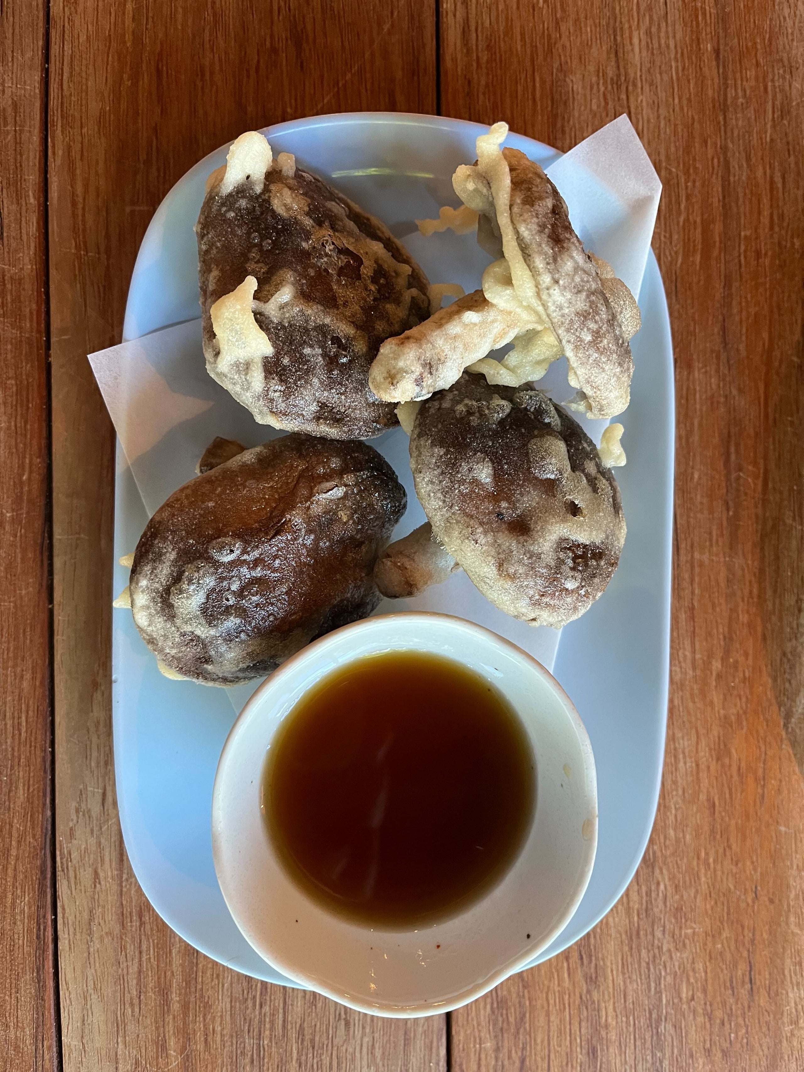 shiitake tempura obon shokudo vegan japanese comfort food for portland